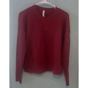 ! Athleta Women's Cascade Crew Sweater Small - Red